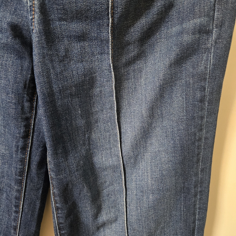 Chico's Dark Blue Straight Leg Jeans - Picture 6 of 7